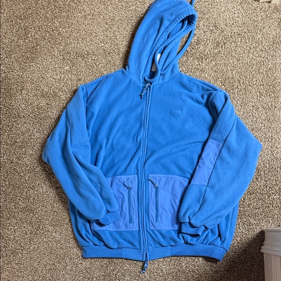 SKIMS Vibrant Blue Fleece Hoodie